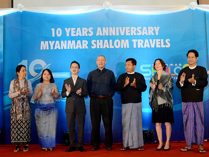 <p>Myanmar Shalom celebrated its 10-year of Excellence at The Strand Hotel Yangon in 2016 December. We will continue to keep our excellence service and would like to share the beauty of Myanmar with the rest of the world.</p>
