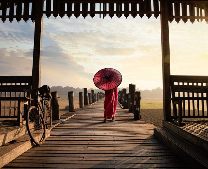 U Bein Monk Myanmar