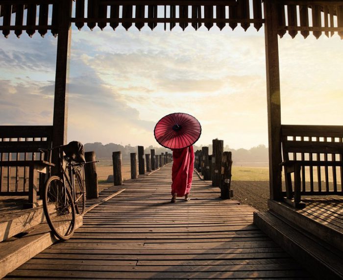 U Bein Monk Myanmar